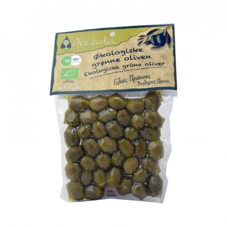 Greske grønne oliven 200g ECO