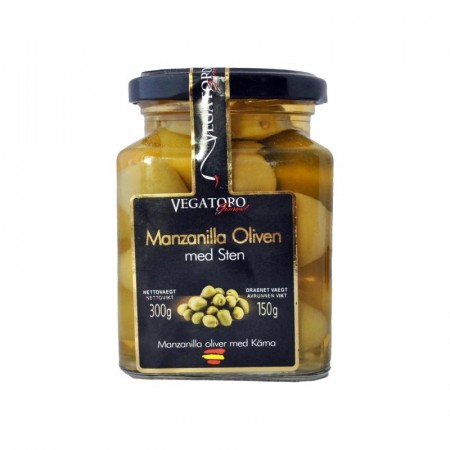 Manzanilla oliven 300 gr